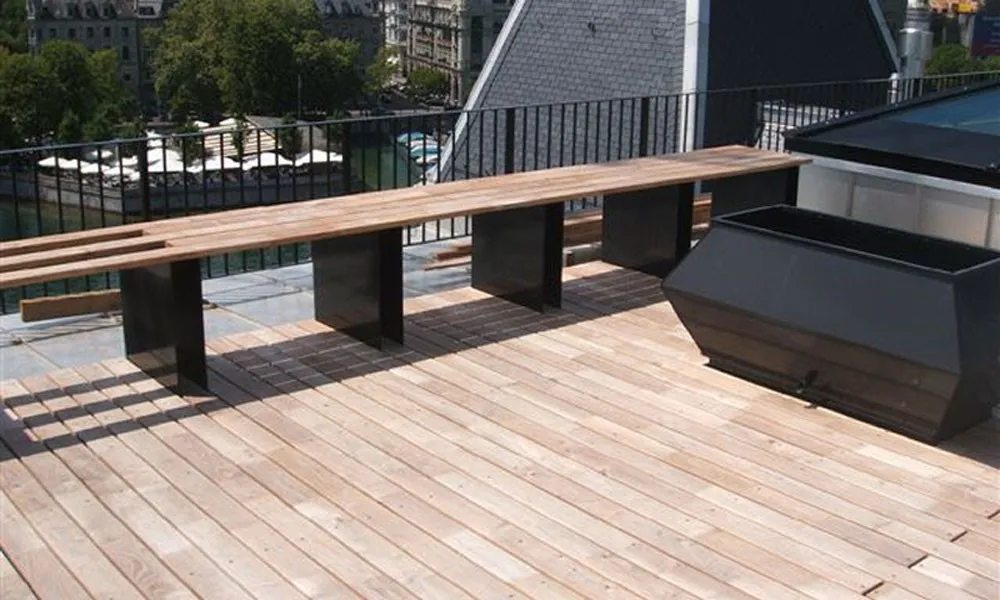 Robinie Terrassendiele TSK 23x118x4000 bombiert